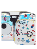 myMo Women 2-In-1 Tote Bag Set in White Multicolor