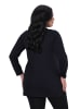 Ulla Popken Longshirt in schwarz