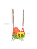 Outsunny Kinderschaukel 48L x 34B x 120-180H cm