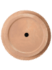 Beliani Outdoor Blumentopf DARIA in Braun - (W) 37 x (H) 37 x (L) 37 cm