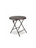 relaxdays Gartentisch Bastian in Braun - (H)74 x ø80 cm