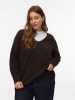 Vero Moda Strickpullover in Chocolate Torte