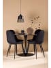 ebuy24 Essgruppe Glade 4 (5-teilig) Schwarz 100 x 100 cm