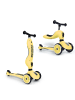 Scoot & Ride Scoot&Ride Highwaykick 1 Rutscherfahrzeug inkl. Helm - Farbe: Steel - Farbe: Lemon