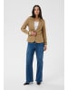 Kaffe Blazer Kinnie Regular fit in Petrified Oak/Chalk Stripe
