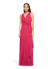 Vera Mont Abendkleid mit Volant in Dark Raspberry