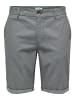 ONLY & SONS Chino Shorts in Grey Pinstripe