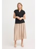 Fransa Kurzarm-Bluse FRJUNA Weit in Black