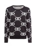 Liu Jo Strickpullover in schwarz weiß - 0001
