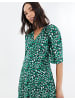 Threadbare Kleid THB Soda Wrap in Green Leoapard