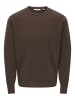 ONLY & SONS Gestricktes Oberteil in Chocolate Brown