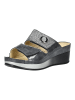 Vital Pantoletten in Grau/Silber
