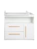 roba Set Lilo - Gitterbett 70 x 140 cm, Wickelkommode, Kinderkleiderschrank