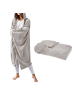Today Kuscheldecke mit Ärmeln und Kapuze Essential, One Size in Beige, 115 x 165 cm