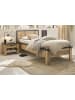 Furn.Design Schlafzimmer-Set 2-teilig in Used Wood hell, anthrazit mit Bett 90 x 200 cm