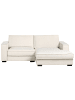 Beliani Ecksofa KOLDING in Beige/Schwarz - (W) 228 x (H) 83 x (L) 152 cm