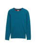Tom Tailor Pullover 'Basic' in türkis-meliert