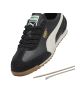 Puma Arizona Retro Low-Top-Sneaker aus Leder Schwarz