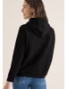 Cecil Kapuzen Sweatshirt in Schwarz