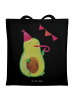 Mr. & Mrs. Panda Tote Bag Avocado Party ohne Spruch in Schwarz