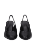 Max Mara Schwarz Leder High Absatz Pumps