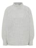 IZIA Strickpullover in Grau Melange