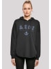 F4NT4STIC Oversized Hoodie Oversized Hoodie Ahoi Knut & Jan Hamburg in schwarz