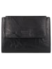 mano Donna Aurona Geldbörse RFID Leder 14 cm schwarz