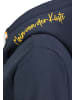 Eight2Nine Kapuzenpullover Kängurutasche Rippbündchen in Blau-2