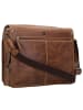 Greenburry Vintage Cafe-Racer Messenger Leder 33 cm braun