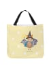 Mr. & Mrs. Panda Stofftasche Fledermaus Zauberer ohne Spruch in Gelb Pastell