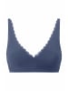 Hessnatur Hessnatur Bustier COTTON FEEL LACE aus Bio-Baumwolle in indigo blau