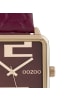 Oozoo Analog-Armbanduhr Oozoo Timepieces rot extra groß (ca. 30x30mm)