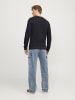 Jack & Jones Strickpullover in Dark Grey Melange