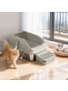 Feandrea Katzentoilette Boxal in Kaffeebraun - (B)62 x (H)30 x (T)42 cm
