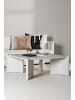 ebuy24 Couchtisch Rogaland Whitewash 100 x 100 cm