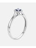 Diamant L'éternel Ring aus 375 Weißgold mit Saphir