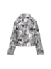 IZIA Women Jacket in grey multicolor