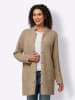 Heine Longstrickjacke in beige-meliert