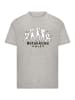 F4NT4STIC T-Shirt Betakkuma Five Power Poses in grau meliert