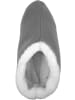 normani Herren-Fleece-Slipper Hausschuhe in Hellgrau