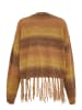 Jalene Damen Strickjacke in Braun Mehrfarbig