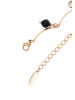 gaya Women Bracelet in Rose Gold Black