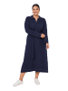 Ulla Popken Strickkleid in marine
