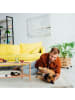 relaxdays Beistelltisch in Natur - (B)80 x (H)40 x (T)40 cm