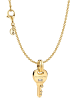 Pandora Damen-Kette mit Anhänger Schlüssel Goldfarben Geschenkset