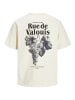 JACK & JONES PLUS T-shirt in Antique White
