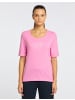 Joy Sportswear Rundhalsshirt ANYA in cyclam pink melange