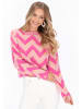 IZIA Sweater in pink multicolor