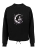 F4NT4STIC Oversize Sweatshirt Gothic Valentinstag Skelett Mond in schwarz